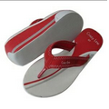 High-Heeled Flip Flop Sandal w/ Cloth Strap